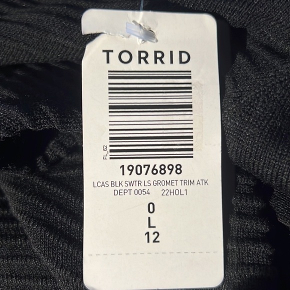 Torrid Women's Dress L Black Fitted Long Sleeve - Picture 8 of 14